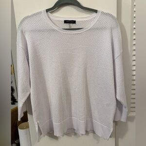 Cable & Gauge Women's White Sweater L
